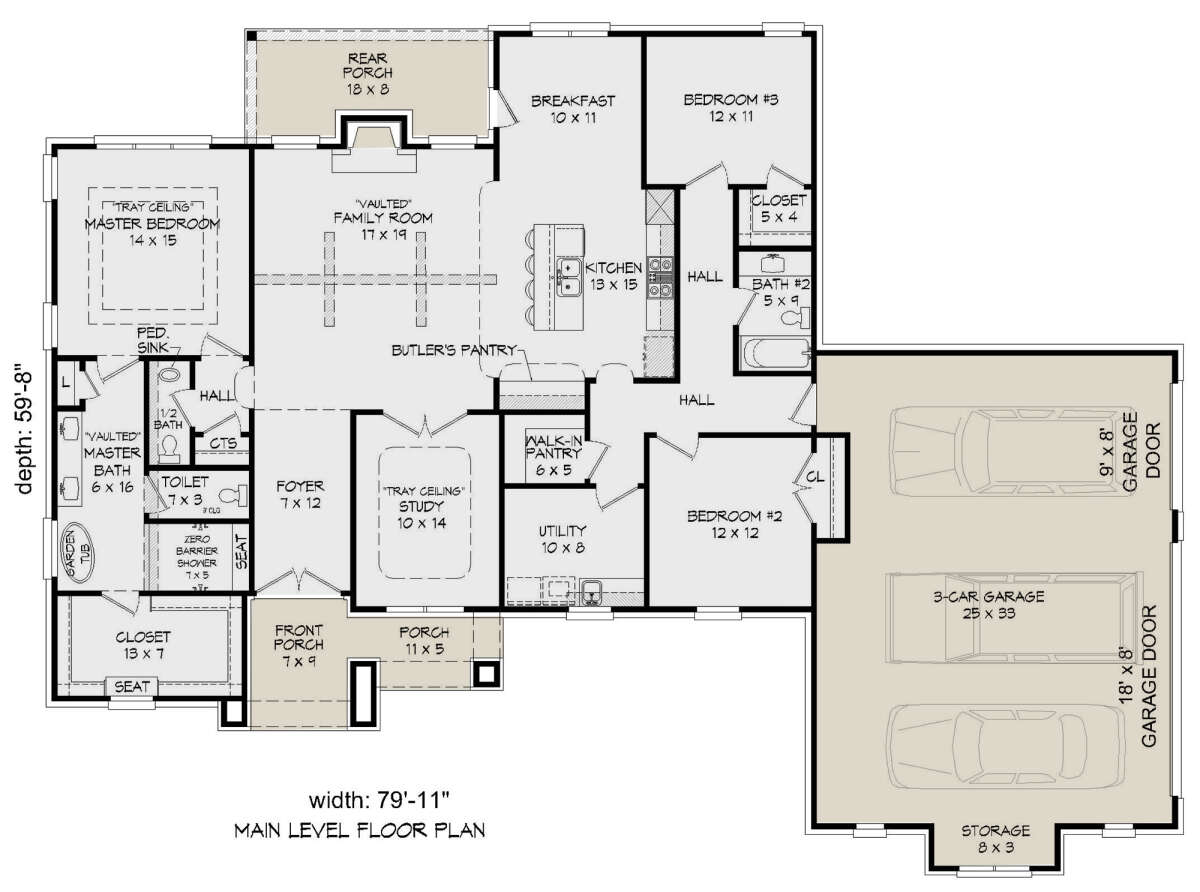 Main Floor  for House Plan #940-00633