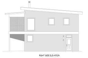Coastal House Plan #940-00634 Elevation Photo