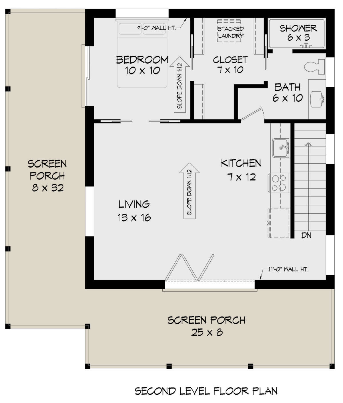 Second Floor for House Plan #940-00634