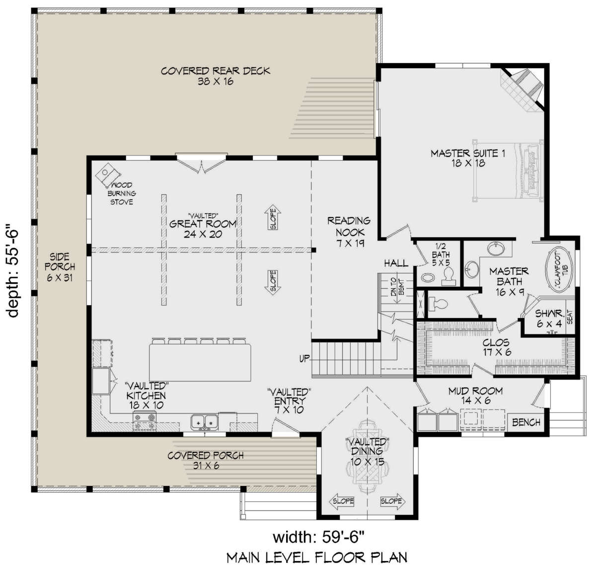 Main Floor  for House Plan #940-00636