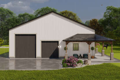 Barn House Plan #2802-00177 Elevation Photo