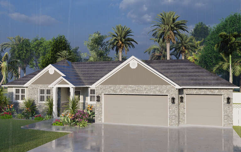 Traditional House Plan #2802-00178 Elevation Photo