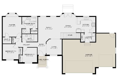 House Plan House Plan #27828 Drawing 1