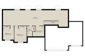 Basement for House Plan #2802-00178
