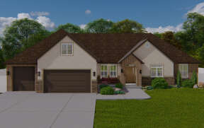 Traditional House Plan #2802-00179 Elevation Photo