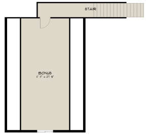 Bonus Room for House Plan #2802-00179