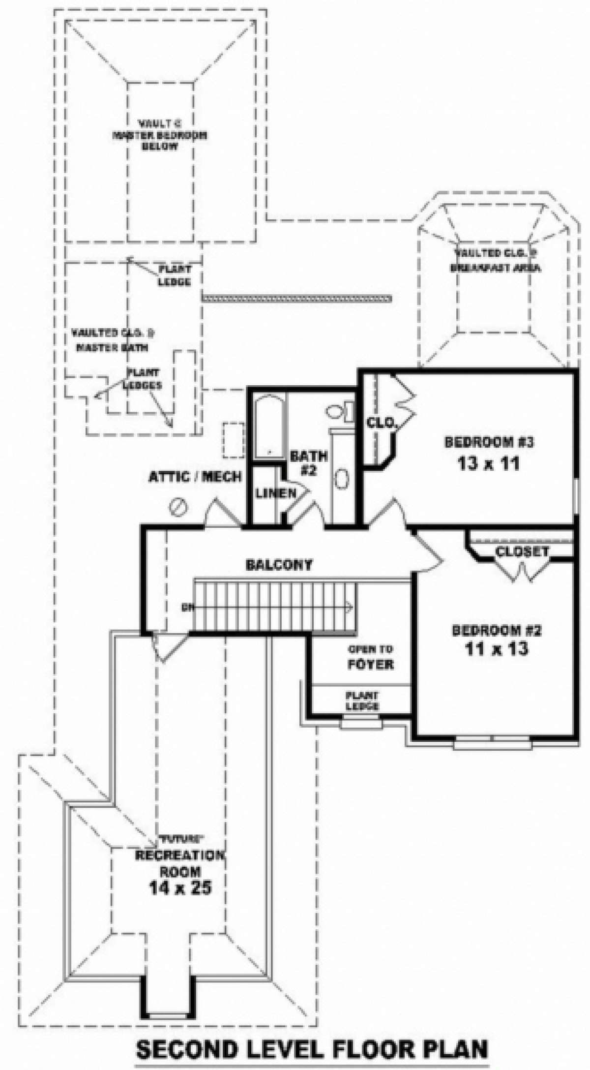 Floorplan 2 for House Plan #053-00429