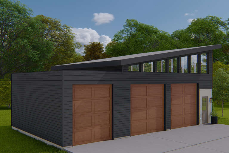 Modern House Plan #2802-00180 Elevation Photo