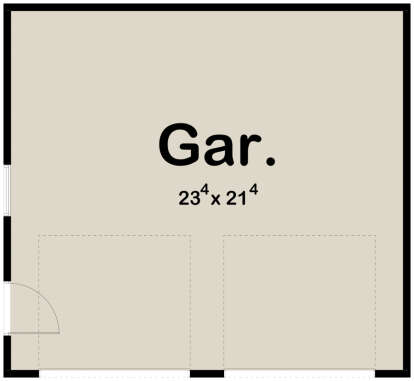 Garage Floor for House Plan #963-00676