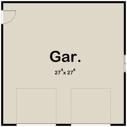 Garage Floor for House Plan #963-00677