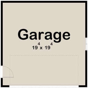 Garage Floor for House Plan #963-00678