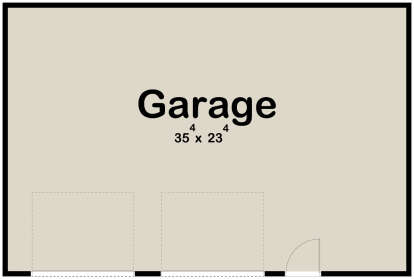 Garage Floor for House Plan #963-00681