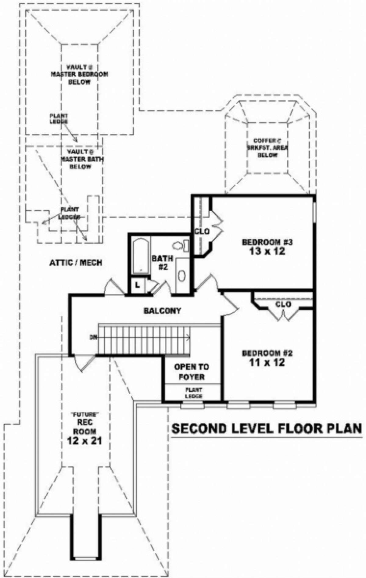 Floorplan 2 for House Plan #053-00430