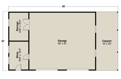 House Plan House Plan #27840 Drawing 1