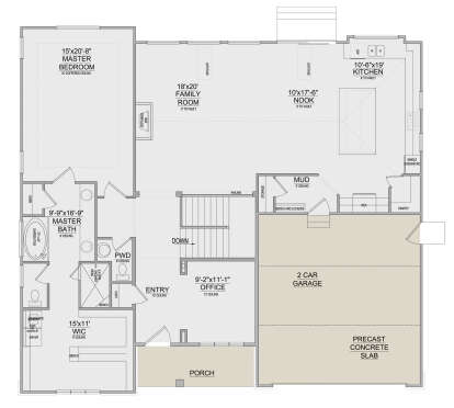 Main Floor  for House Plan #8768-00096