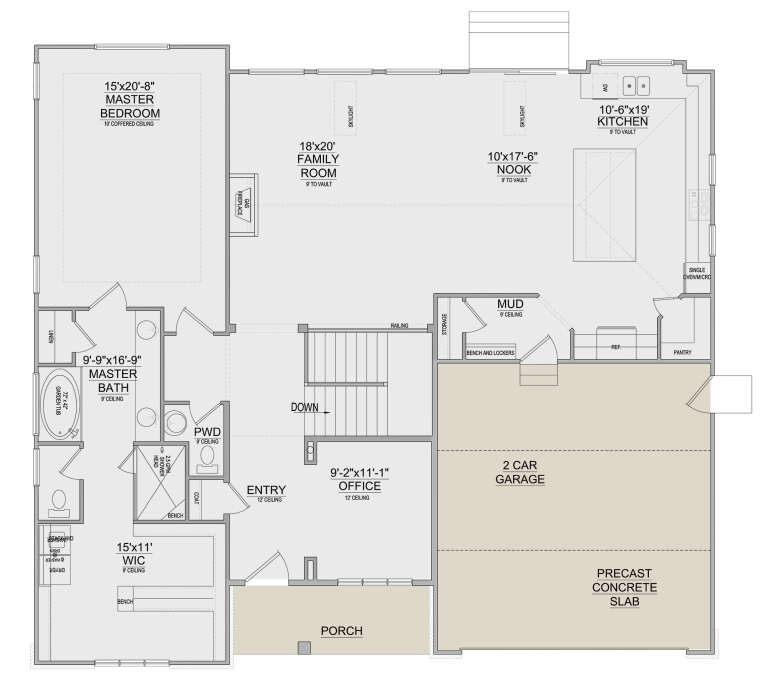 House Plan House Plan #27841 Drawing 1