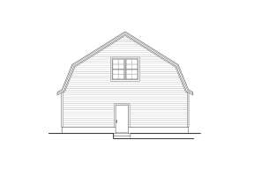 Barn House Plan #035-01031 Elevation Photo