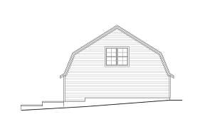 Barn House Plan #035-01031 Elevation Photo