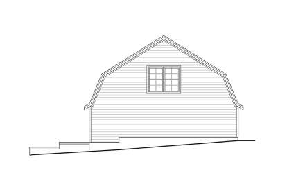 Barn House Plan #035-01031 Elevation Photo