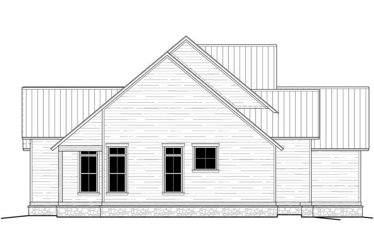 Modern Farmhouse House Plan #5995-00017 Elevation Photo