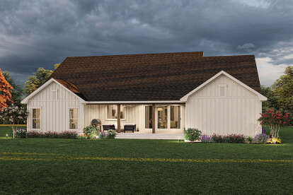 Modern Farmhouse House Plan #041-00305 Elevation Photo