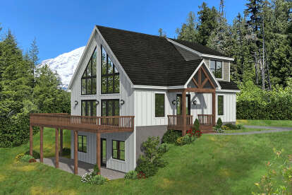 Mountain House Plan #940-00638 Elevation Photo