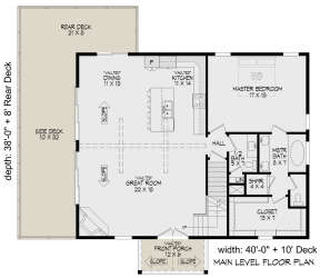 Main Floor  for House Plan #940-00638