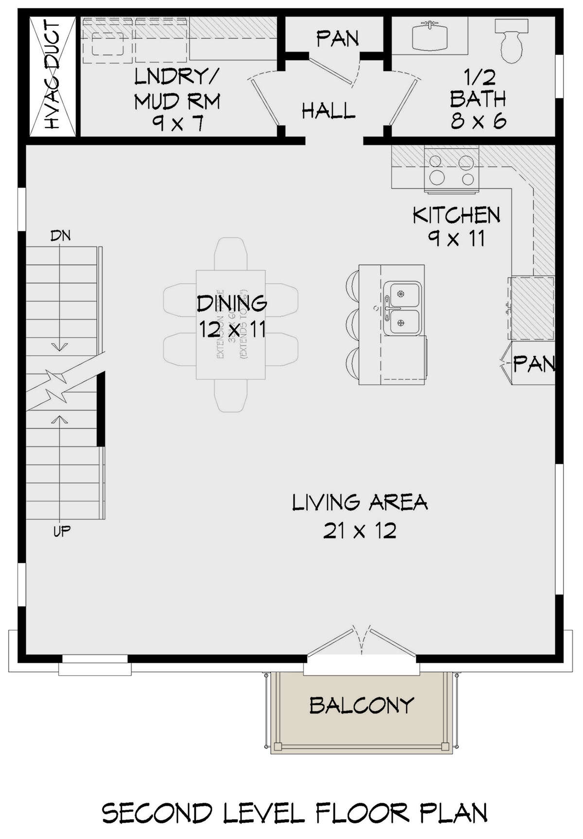 Second Floor for House Plan #940-00640