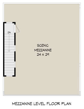Mezzanine for House Plan #940-00640