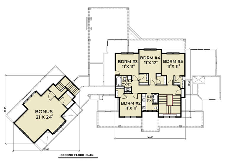 House Plan House Plan #27851 Drawing 2