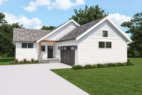 Modern Farmhouse House Plan #2464-00028 Elevation Photo