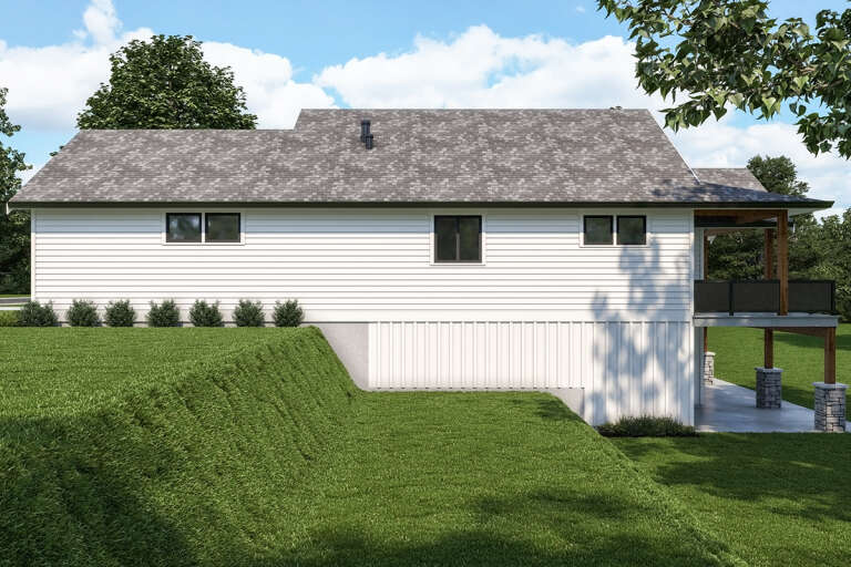 Modern Farmhouse House Plan #2464-00028 Elevation Photo