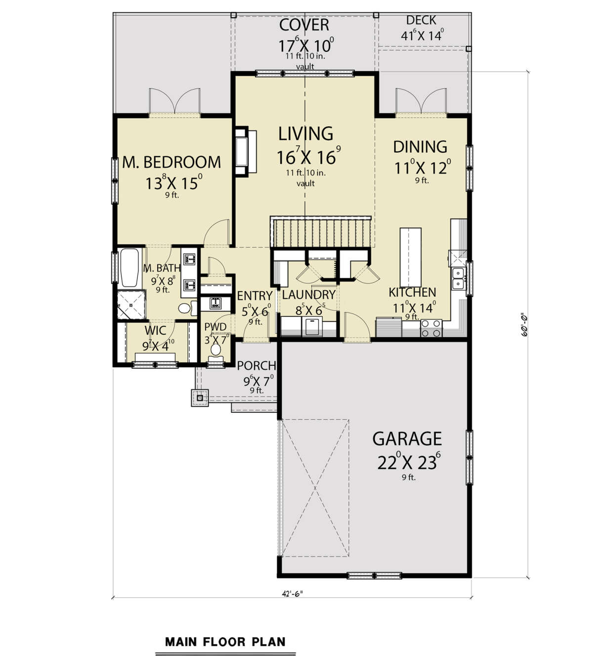 Main Floor  for House Plan #2464-00028