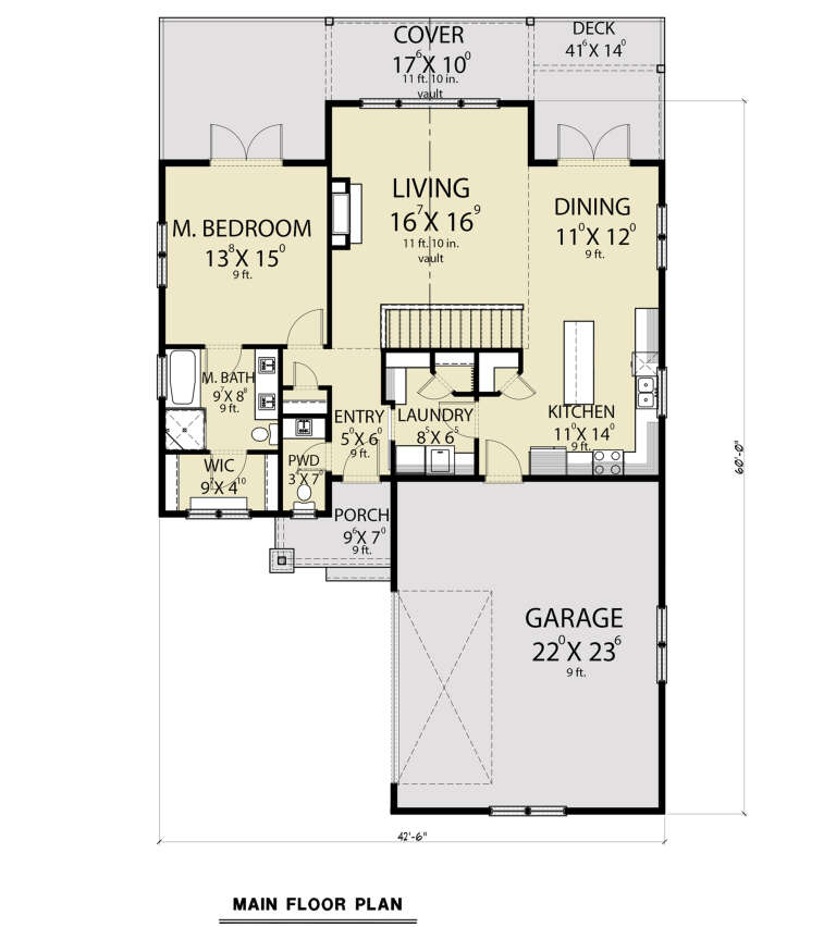 House Plan House Plan #27853 Drawing 1