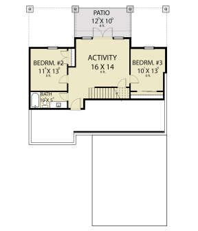 Basement for House Plan #2464-00028