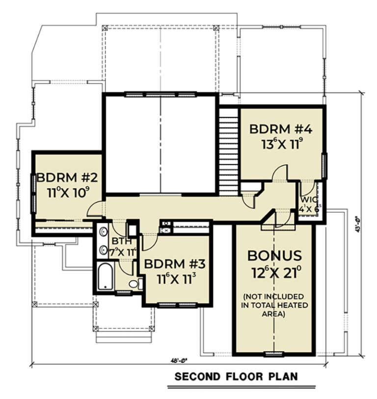 House Plan House Plan #27854 Drawing 2