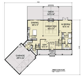 Main Floor  for House Plan #2464-00030