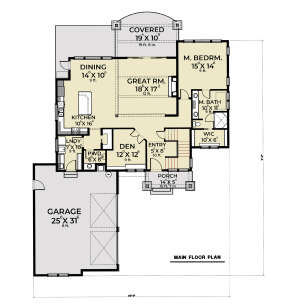 Main Floor  for House Plan #2464-00031