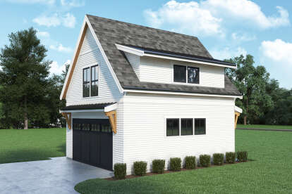 Modern Farmhouse House Plan #2464-00032 Elevation Photo