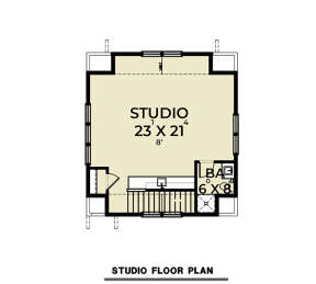 Second Floor for House Plan #2464-00032