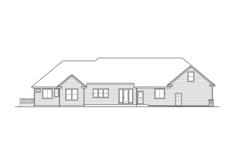 Country House Plan #035-01032 Elevation Photo
