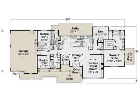 Main Floor  for House Plan #035-01032