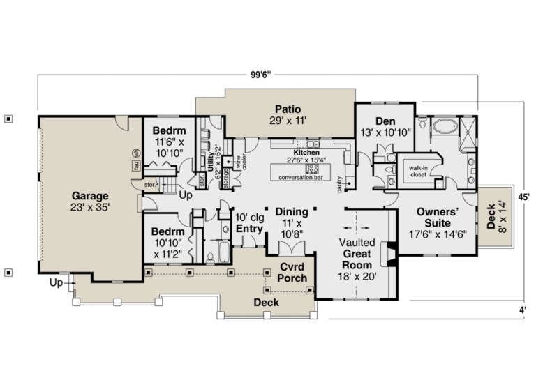 House Plan House Plan #27858 Drawing 1