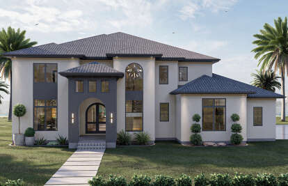 4 Bed, 4 Bath, 4598 Square Foot House Plan - #963-00682