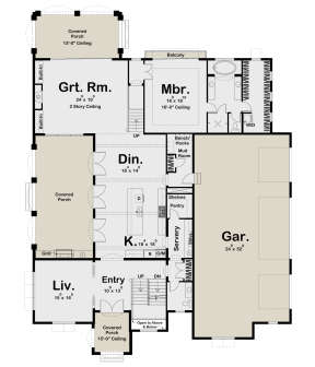 Main Floor  for House Plan #963-00682