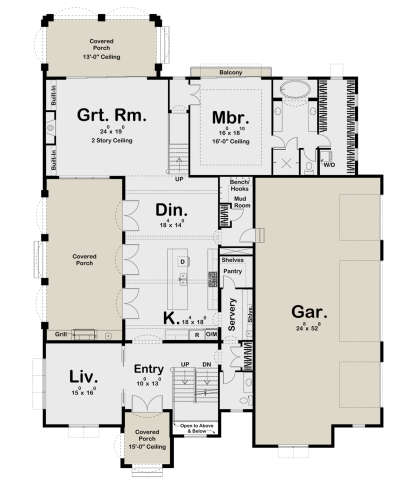 House Plan House Plan #27859 Drawing 1
