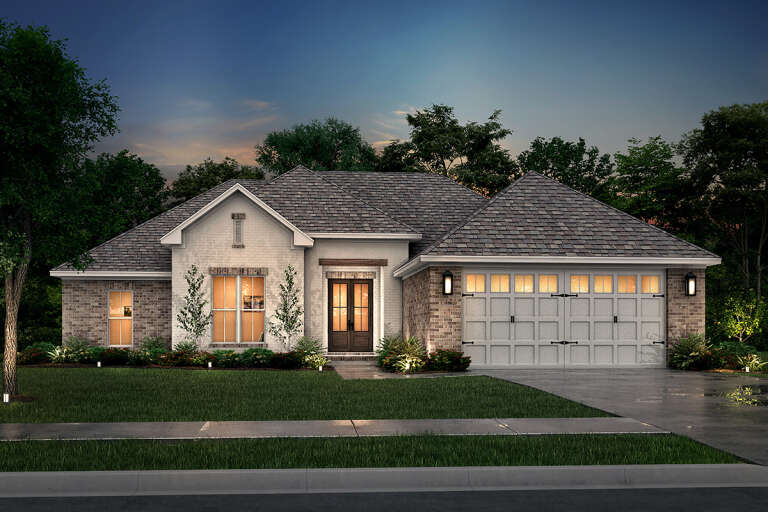 Traditional House Plan #041-00306 Elevation Photo