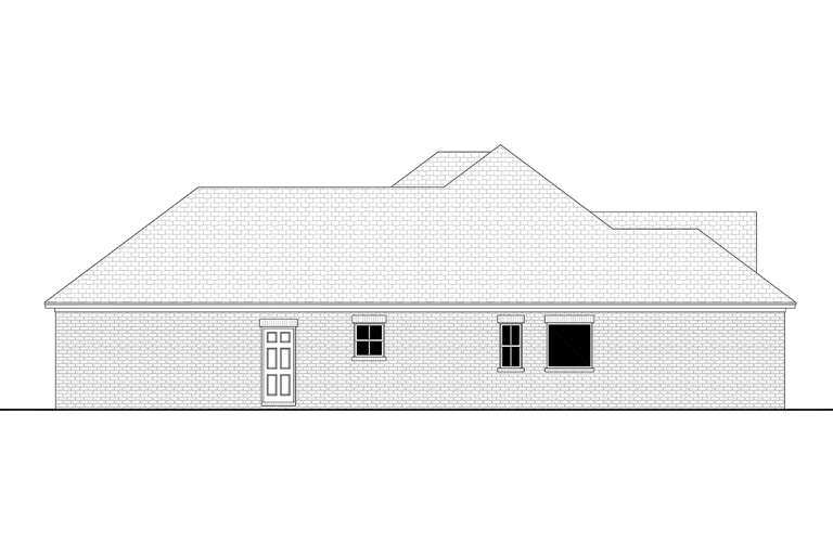 Traditional House Plan #041-00306 Elevation Photo