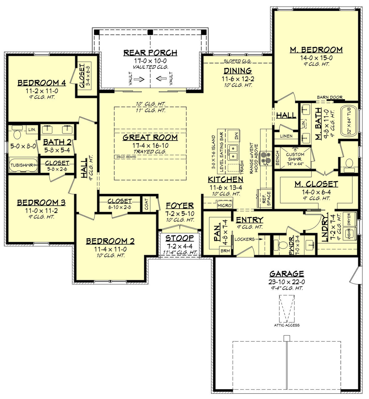 Main Floor  for House Plan #041-00306