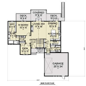 Main Floor  for House Plan #2464-00033